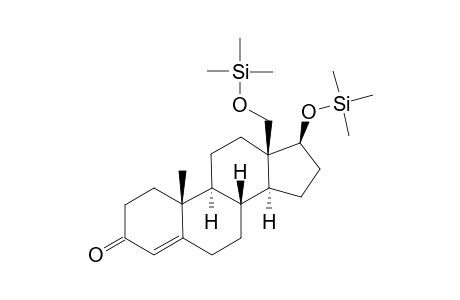 Androst-4-en-17.beta.,18-diol-3-one di-TMS derivative