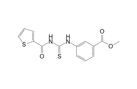 m-[3-(2-thenoyl)-2-thioureido]benzoic acid, methyl ester