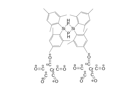 Decacarbonyl-mu-(2,2,4,4-tetramesityl-1,3,2,4-diphosphadisiletan-P,P')dichromium