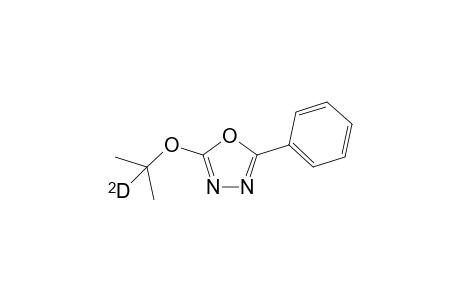 2-Phenyl-5-(2'-D2'-propoxy)-1,3, 4-oxadiazole