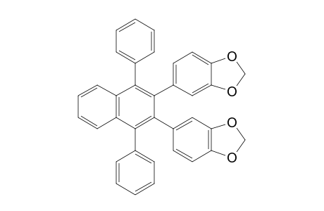 2,3-bis[3,4-(methylenedioxy)phenyl]-1,4-dipenylnaphthalene