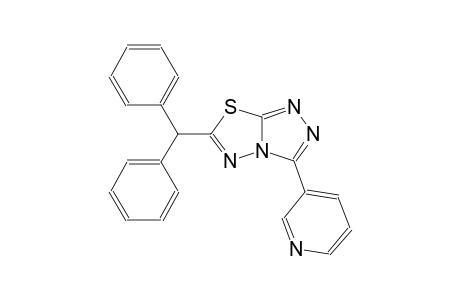 [1,2,4]triazolo[3,4-b][1,3,4]thiadiazole, 6-(diphenylmethyl)-3-(3-pyridinyl)-