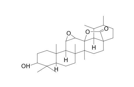 URSAN-28-OIC ACID, 11,12-EPOXY-3,13-DIHYDROXY-GAMMA-LACTONE-