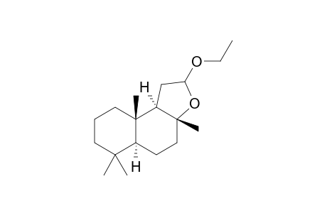 (3aR,5aS,9aS,9bR)-2-ethoxy-3a,6,6,9a-tetramethyl-2,4,5,5a,7,8,9,9b-octahydro-1H-benzo[e]benzofuran