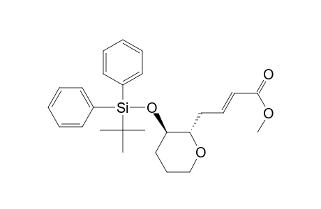 (E)-4-[(2S,3R)-3-[tert-butyl(diphenyl)silyl]oxy-2-oxanyl]-2-butenoic acid methyl ester