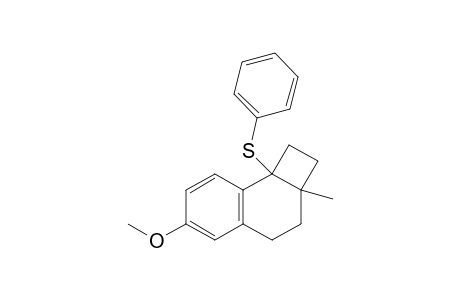 8b-(Phenylsulfanyl)-6-methoxy-2a-methyl-1,2,2a,3,4,8b-hexahydro-cyclobuta[a]naphthalene