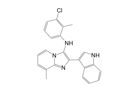 N-(3-chloro-2-methylphenyl)-2-(1H-indol-3-yl)-8-methylimidazo[1,2-a]pyridin-3-amine