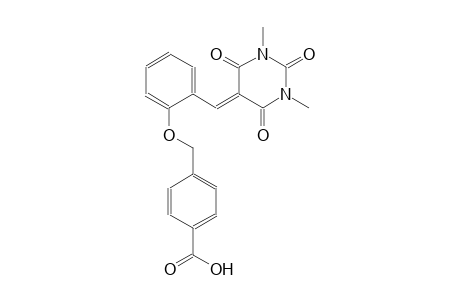4-({2-[(1,3-dimethyl-2,4,6-trioxotetrahydro-5(2H)-pyrimidinylidene)methyl]phenoxy}methyl)benzoic acid