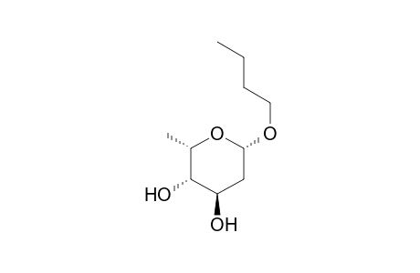 n-Butyl 2,6-Dideoxy.beta.,DL-xylo-hexopyranoside