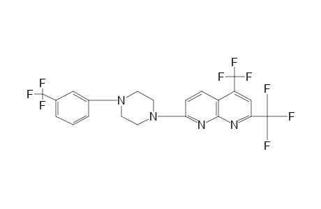 2,4-BIS(TRIFLUOROMETHYL)-7-[4-(alpha,alpha,alpha-TRIFLUORO-m-TOLYL)-1-PIPERAZINYL]-1,8-NAPHTHYRIDINE
