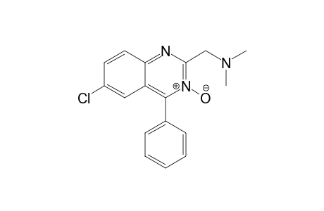 2-[(Dimethylamino)methyl]-6-chloro-4-phenylquinazolin-3-oxide