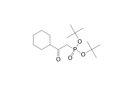 Phosphonic acid, (2-cyclohexyl-2-oxoethyl)-, bis(1,1-dimethylethyl)ester