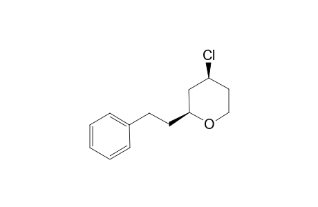 (2S,4S)-4-Chloro-2-phenethyl-tetrahydro-pyran
