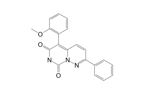 2-PHENYL-5-(2-METHOXYPHENYL)-7H,8H-PYRIMIDO-[1,6-B]-PYRIDAZIN-6,8-DIONE