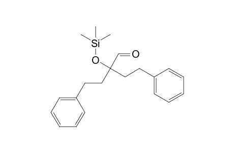 4-Phenyl-2-(2-phenylethyl)-2-(trimethylsilyloxy)butanal
