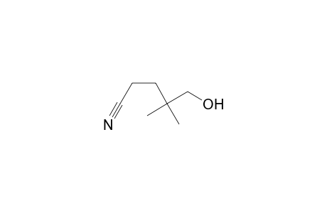 4,4-Dimethyl-5-oxidanyl-pentanenitrile
