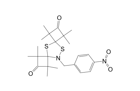 1,1,3,3,7,7,9,9-Octamethyl-11-(4'-nitrobenzyl)-5,10-dithia-11-azadispiro[3.1.3.2]undecane-2,8-dione