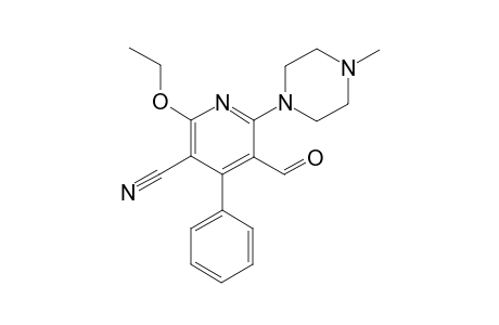 3-Cyano-2-ethoxy-5-formyl-6-(N-4-methylpiperazinyl)-4-phenylpyridine