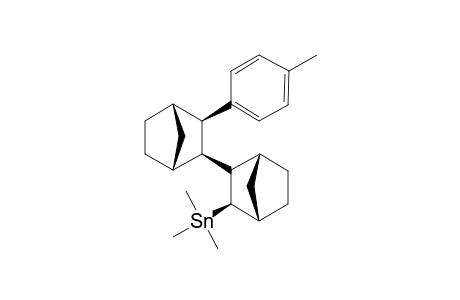 2-](4'-Methylphenyl)bicyclo[2.2.1]hept-2'-yl]-1-(trimethylstannyl)-bicyclo[2.2.1]heptane