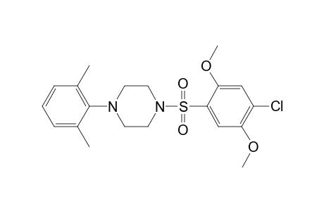 1-(4-Chloranyl-2,5-dimethoxy-phenyl)sulfonyl-4-(2,6-dimethylphenyl)piperazine