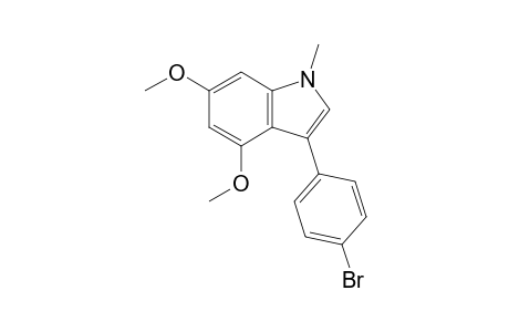 3-(4-Bromophenyl)-4,6-dimethoxy-1-methylindole