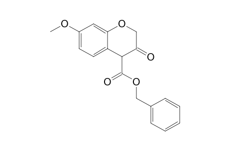 4-Benzyloxycarbonyl-7-methoxy-2H-1-benzopyran-3(4H)-one