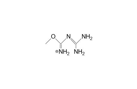 N-Diaminomethylene-iminocarbamic acid, methyl ester cation