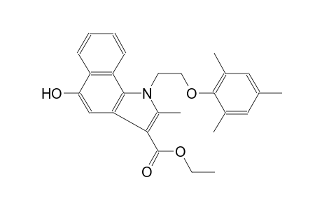 1H-benz[g]indole-3-carboxylic acid, 5-hydroxy-2-methyl-1-[2-(2,4,6-trimethylphenoxy)ethyl]-, ethyl ester