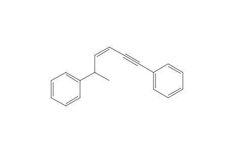 Benzene, 1,1'-(5-methyl-3-buten-1-yne-1,5-diyl)bis-, (Z)-