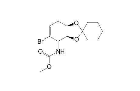 Methyl (3a'SR,4'SR,7a'RS)-5'-Bromospiro[cyclohexane-1,2'-3a,4',5',7a'-tetrahydro-1',3'-benzodioxole]-4'-carbamate