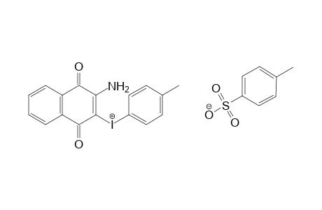 3-(p-Tolyliodonio)-2-amino-1,4-naphthoquinone tosylate