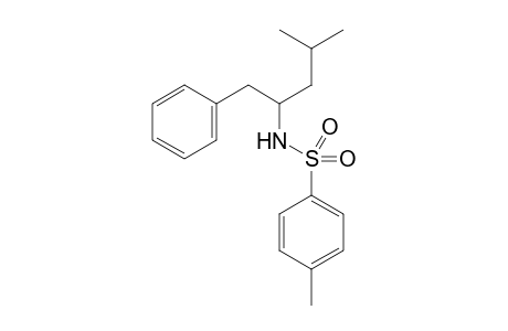 4-Methyl-N-(4-methyl-1-phenylpentan-2-yl)benzenesulfonamide