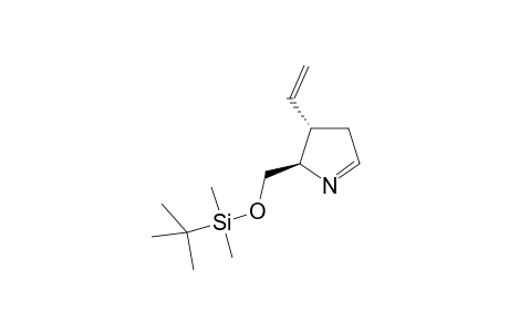 (2R,3S)-2-tert-Butyldimethylsilyloxymethyl-3-vinyl-N,5-didehydropyrrolidine