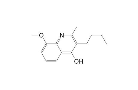 4-quinolinol, 3-butyl-8-methoxy-2-methyl-