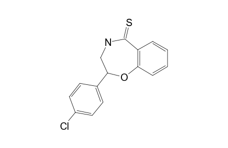 2-(4-chlorophenyl)-3,4-dihydro-2H-1,4-benzoxazepine-5-thione