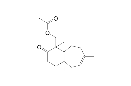 8-Acetoxymethyl-1,4,8-trimethylbicyclo[5.4.0]undec-3-en-9-one