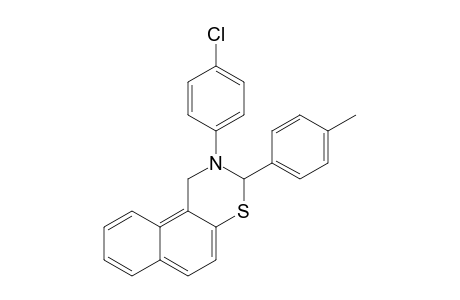 2-(4-Chlorophenyl)-3-(4-methylphenyl)-1,3-dihydrobenzo[f][1,3]benzothiazine