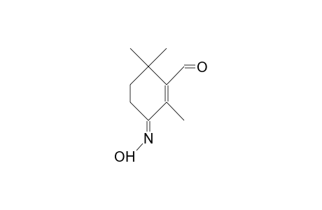 2,4,4-Trimethyl-3-formyl-2-cyclohexen-1-one oxime