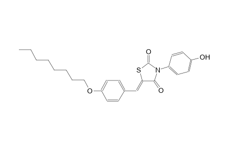 (5Z)-3-(4-hydroxyphenyl)-5-[4-(octyloxy)benzylidene]-1,3-thiazolidine-2,4-dione