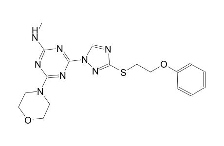 1,3,5-triazin-2-amine, N-methyl-4-(4-morpholinyl)-6-[3-[(2-phenoxyethyl)thio]-1H-1,2,4-triazol-1-yl]-