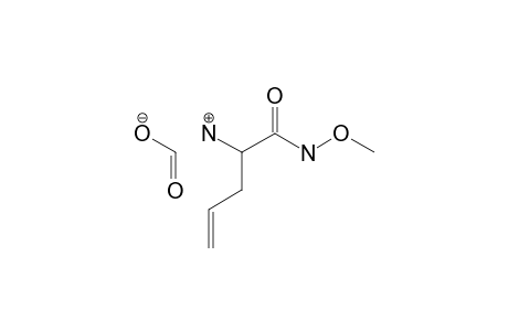 2-AMINO-N-METHOXY-4-PENTENAMIDE-FORMIATE