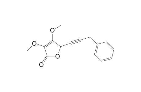 3,4-Dimethoxy-2-(3-phenylprop-1-ynyl)-2H-furan-5-one