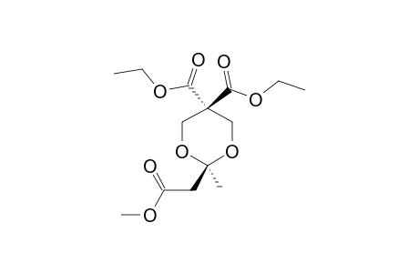 5,5-BIS-(ETHYLOXYCARBONYL)-2-METHOXYCARBONYLMETHYL-2-METHYL-1,3-DIOXANE
