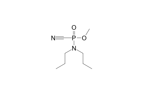 Methyl N,N-dipropylphosphoramidocyanidate