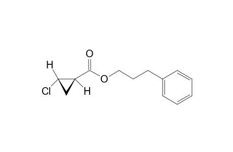 (1R,2S)-2-Chloro-cyclopropanecarboxylic acid 3-phenyl-propyl ester