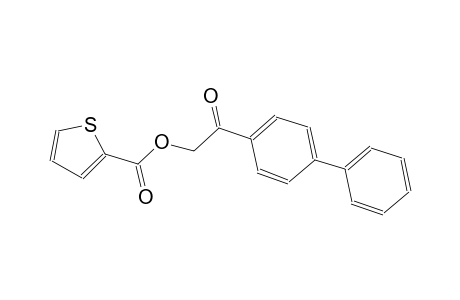2-[1,1'-biphenyl]-4-yl-2-oxoethyl 2-thiophenecarboxylate