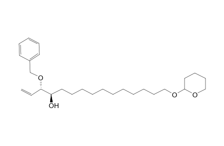 (3S,4R)-15-(2-oxanyloxy)-3-phenylmethoxy-1-pentadecen-4-ol