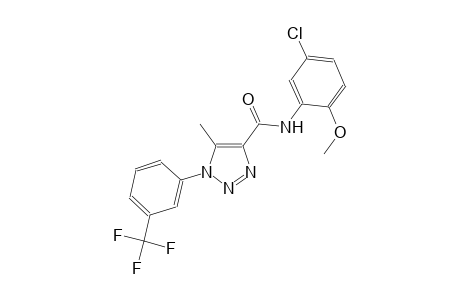 1H-1,2,3-triazole-4-carboxamide, N-(5-chloro-2-methoxyphenyl)-5-methyl-1-[3-(trifluoromethyl)phenyl]-