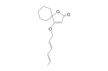 4-(2',4'-Hexadienyloxy)-1-oxaspiro[4.5]dec-3-en-2-one