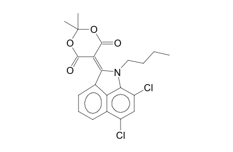 5-(1-Butyl-6,8-dichlorobenz[cd]indol-2(1H)-ylidene)-2,2-dimethyl-1,3-dioxane-4,6-dione